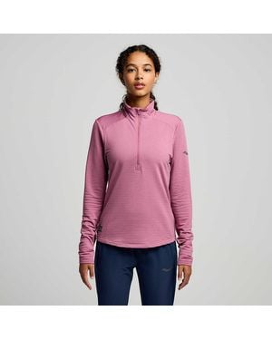 Saucony Triumph 3d 1/2 Zip - Red