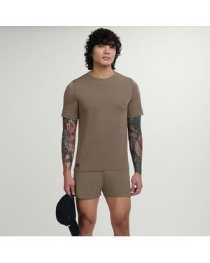 Saucony Stopwatch Short Sleeve - Brown