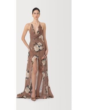 SAU LEE Cairo Maxi Dress - Natural