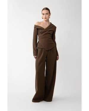 SAU LEE Neve Wool Pant - Multicolour