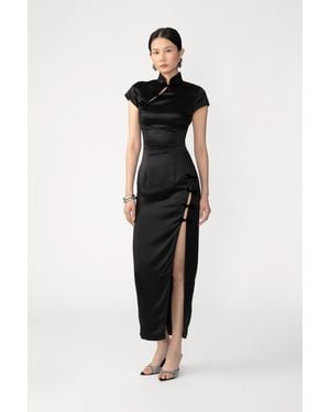 soraya midi dress Soraya Dress, Black – Walter Baker
