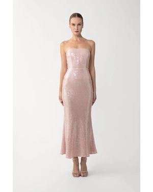 SAU LEE Ciara Sequined Dress - Pink