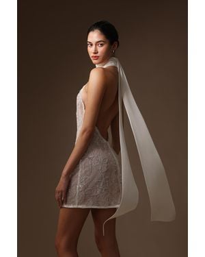 SAU LEE Donna Lace Mini Dress - Multicolour