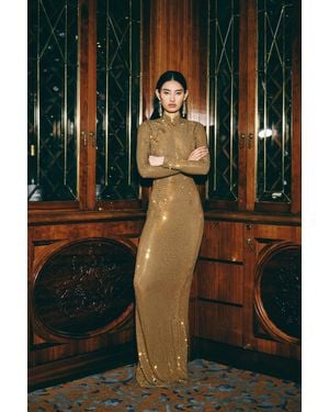 SAU LEE Amelle Crystal Dress - Multicolour