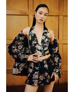 SAU LEE Miles Brocade Jacket - Multicolour