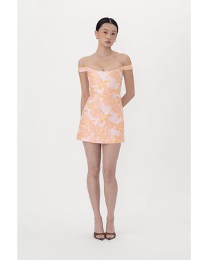 SAU LEE Alice Mini Dress - Natural