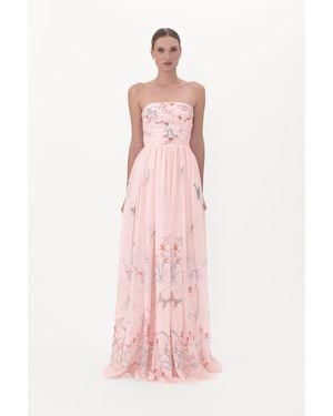 SAU LEE Camille Dress - Brown