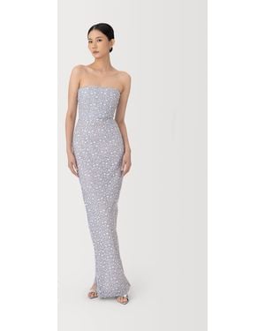 SAU LEE Tilly Strapless Maxi Dress - White
