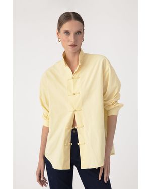 SAU LEE Leo Shirt - Natural