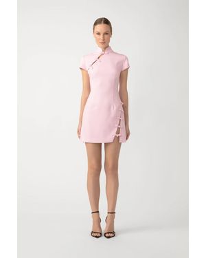 SAU LEE Iris Mini Dress - Pink