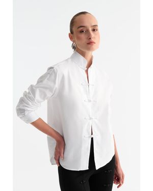 SAU LEE Harlow Shirt - White