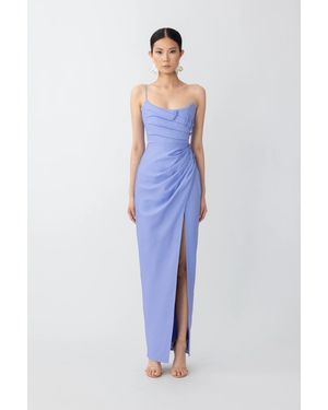 SAU LEE Bethanie Dress - Blue