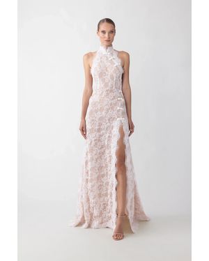 SAU LEE Reese Lace Gown - Pink