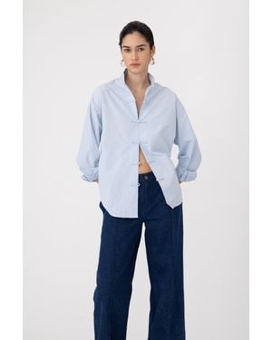 SAU LEE Leo Shirt - Blue