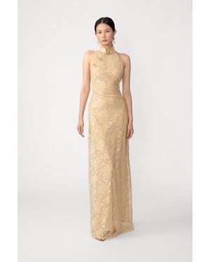 SAU LEE Gillian Dress - Natural