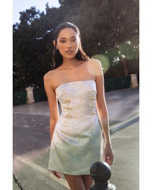 SAU LEE Nina Mini Dress - Grey