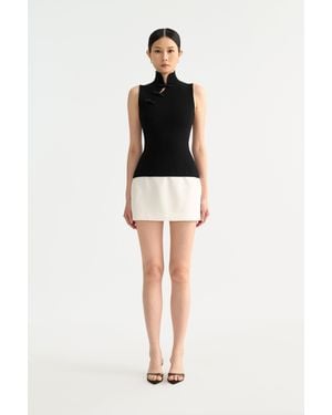SAU LEE Rocco Skirt - Black