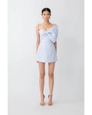 SAU LEE Elly Mini Dress - Blue