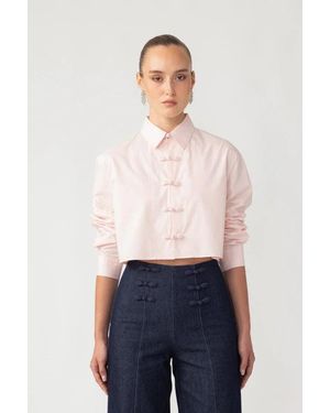 SAU LEE Jonas Shirt - White