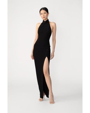 SAU LEE Desiree Maxi Dress - Black