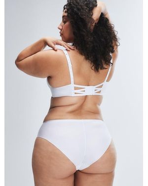 Savage X New Microfiber No-show Hipster Panty - White