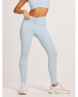 Savage X Supple Flex High-waist Ruched Legging - Blue