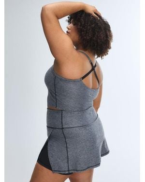 Savage X Supple Flex Shelf-bra Tank Top - Grey