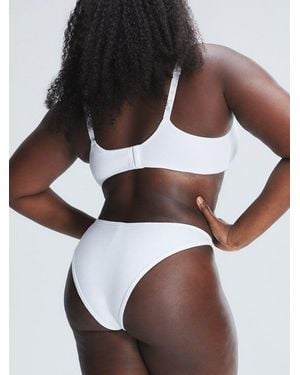 Savage X Cotton Essentials High-leg Extra Cheeky - White