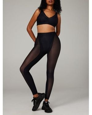 Savage X Peak Performance High-waist Mesh Leggings - Black