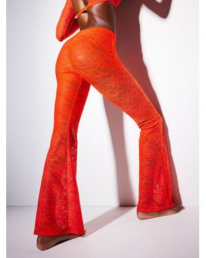 Savage X Lace Deux Legging - Red