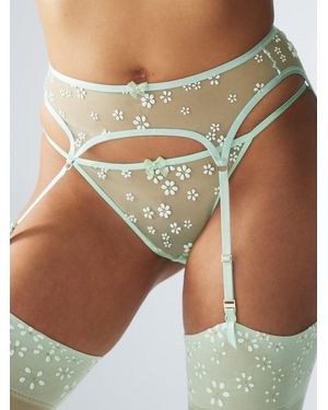 Savage X Puff Daisy Suspender - Grey