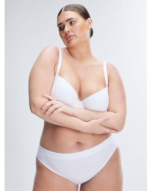 Savage X Cotton Essentials Classic Cheeky Knickers - White