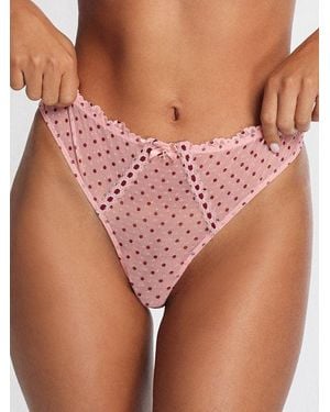 Savage X Tied Intentions Brazilian Knickers - Pink