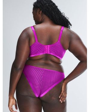 Savage X Show N' Tell Mesh String Bikini Knickers - Pink