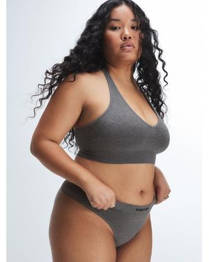 Savage X Seamless Halter Bralette - Grey