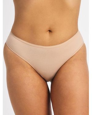 Savage X Cotton Essentials Cheeky Knickers - Brown