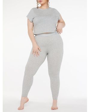 Savage X Rib Essentials High-waist Legging - White
