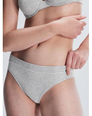 Savage X Cotton Essentials Classic Cheeky Knickers - White
