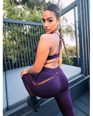 Savage X Flow High-waist Trimmed Leggings - Grey