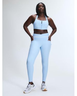 Savage X Cool Curves High-waist No Front Seam Legging - Blue
