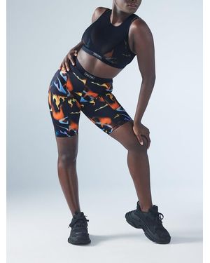 Savage X Fast Lane High-waist Shorts - Blue