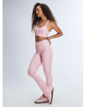 Savage X Supple Flex High-waist Flared Leggings - White