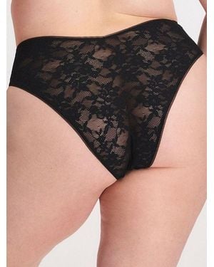 Savage X Luxe Lace Cheeky Panty - Black