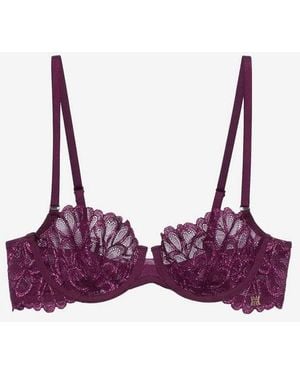 Savage X Savage Not Sorry Unlined Lace Balconette Bra - Grey
