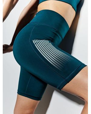 Savage X Band-it High-waist Bike Short - Blue