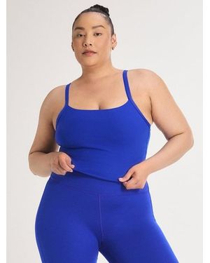 Savage X Supple Flex Racerback Shelf-bra Tank - Blue