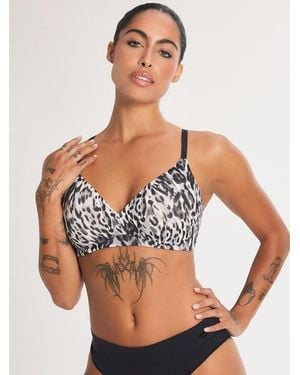 Savage X Soft N' Savage Wireless Push-up Bra - Grey