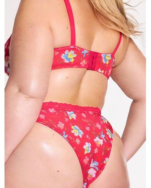 Savage X Monamour High-leg Brazilian Panty - Pink