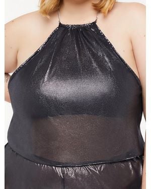 Savage X Liquid Metal Sleep Cami - Grey