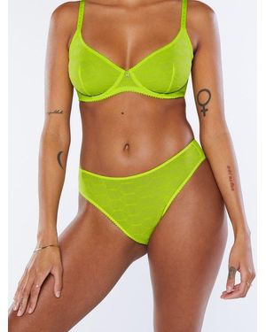 Savage X Flocked Logo Brazilian - Green